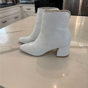 Chinese Laundry White Ankle Boots